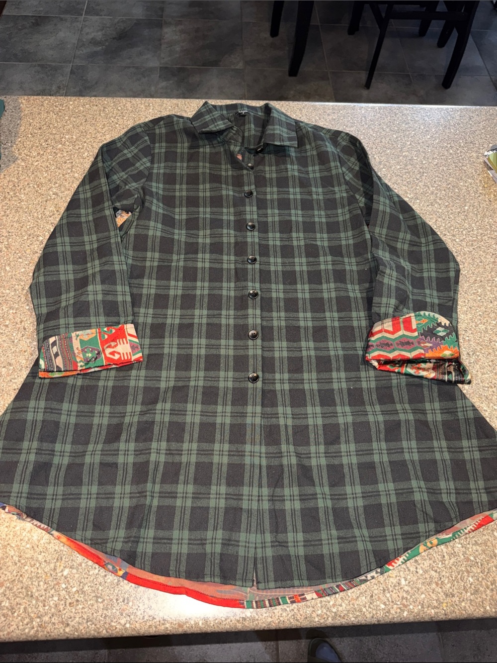Shana Boutique plaid floral top